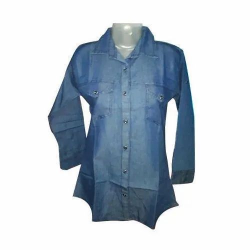 Ladies denim shirts