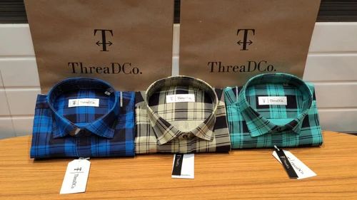 Full Sleeves Check Shirt, Twill