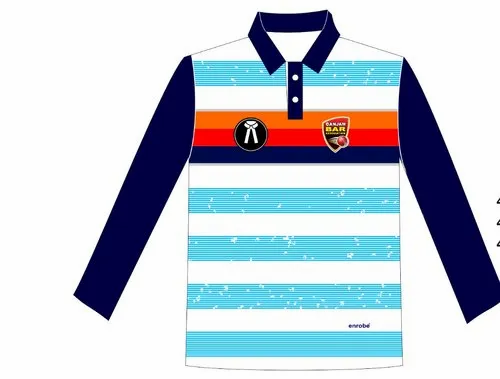 Collar (Polo) Sublimation T Shirt, 160 GSM, Micro Polyester