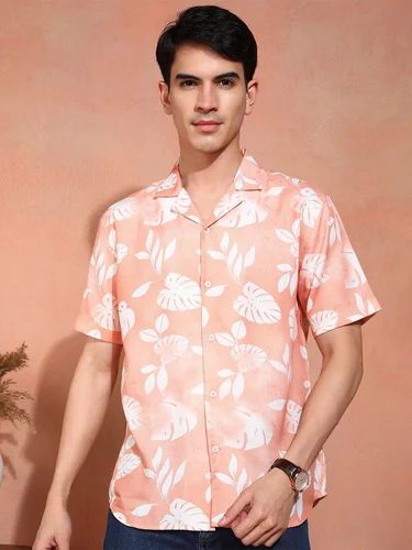 Printed Cotton Mens Shirt
