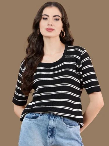 Ladies Striped T Shirt