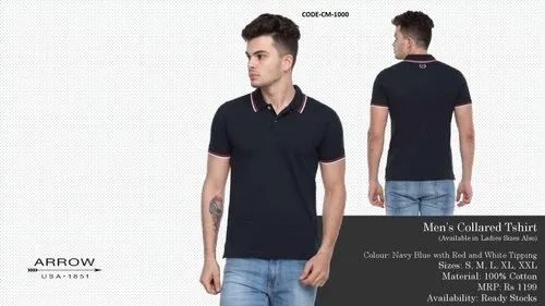 Plain Arrow Cotton T Shirts