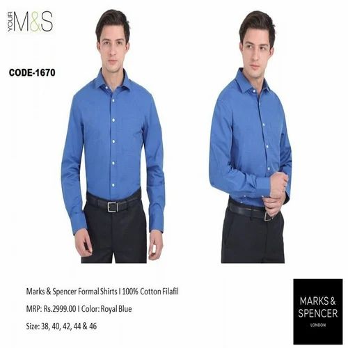Marks And Spencer Cotton Shirts