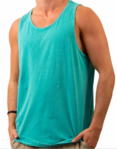 Printed Cotton Mens Tank Tops