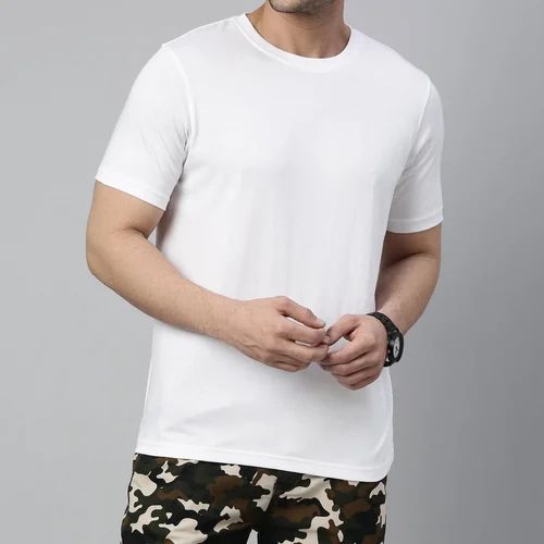 Cotton Mens Half Sleeve T Shirt