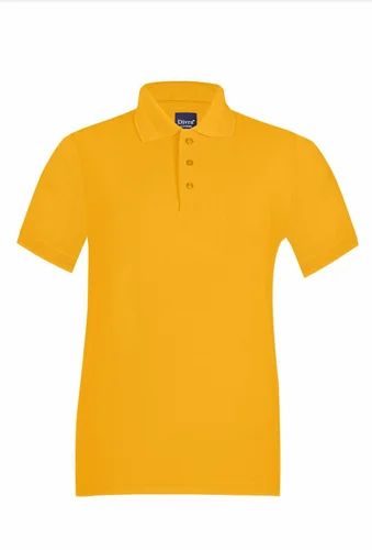 Polyester YELLOW Promotional T Shirts