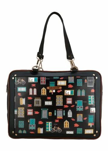 Leather 7Inch Ladies Hand Bag