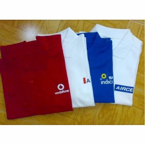 White,Red and Blue Promotional T Shirt