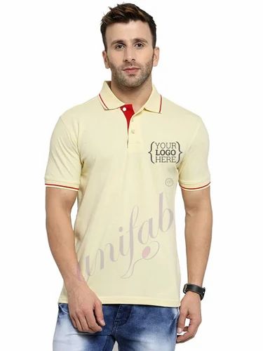 Cotton Blue Corporate Uniform T Shirt