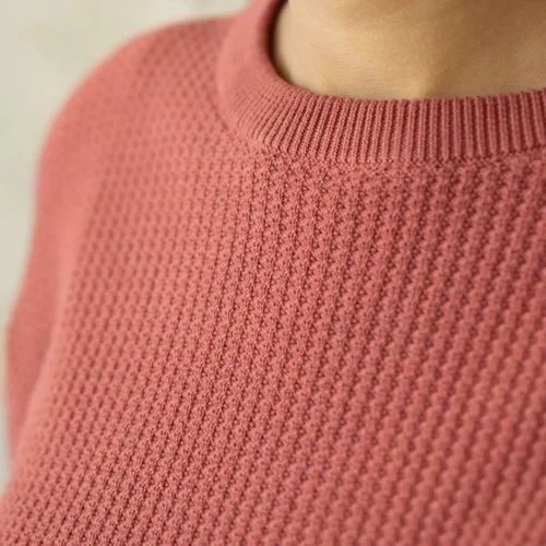 Casual Wear Cotton Flat Knit T Shirt