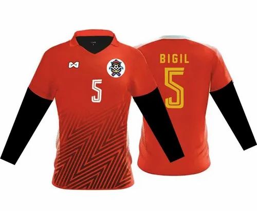 Printed Multicolor Mens Full Sleeve Polyester Sports T Shirt, Size: S-XXL, Packaging Type: Packet