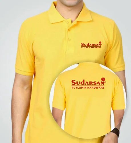 Logo Printed T Shirts, Size: Large