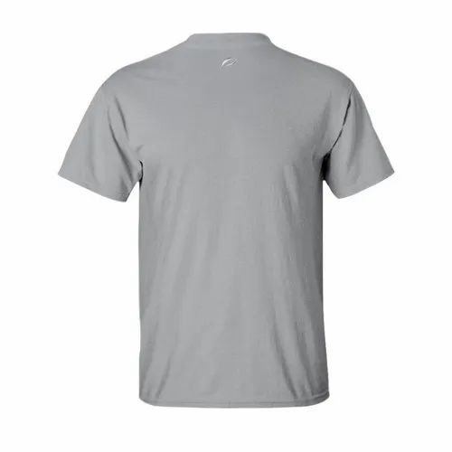 Plain dot knit t shirt, Round Neck