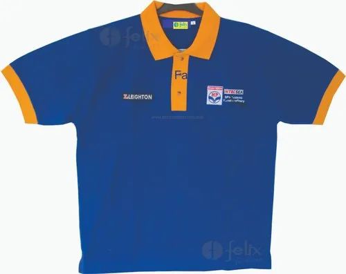 Daily Wear Polo Royal Blue Ladies Corporate T-shirts