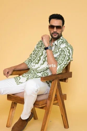 Cotton Mens Full Sleeve Printed T Shirt