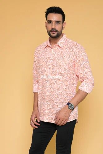 Men Full Sleeve Pure Cotton Shirt