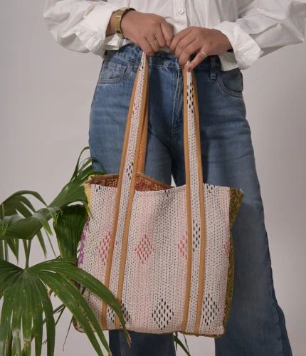 Printed Vintage Women Cotton Bag