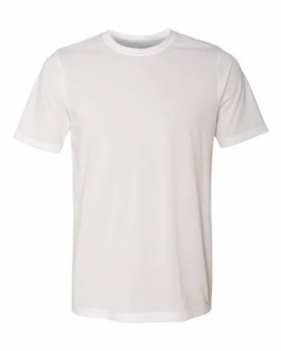 220 GSM Poly Cotton Plain White T Shirts