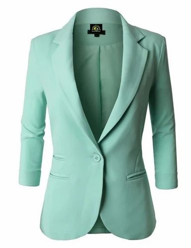 Open Front Formal Blazer For Women, Multicolor