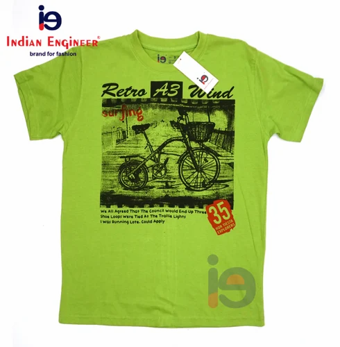Casual Wear Half Sleeves Knitted Men T Shirt