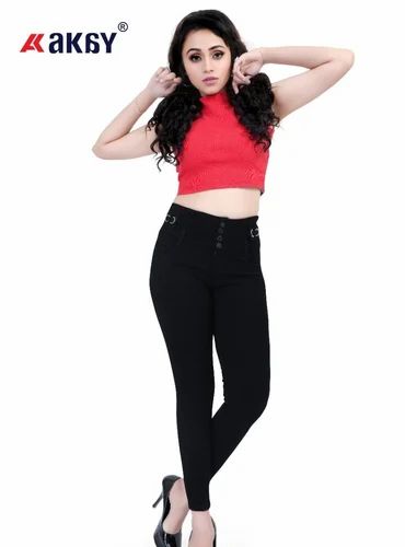 Black Women Denim Jeans