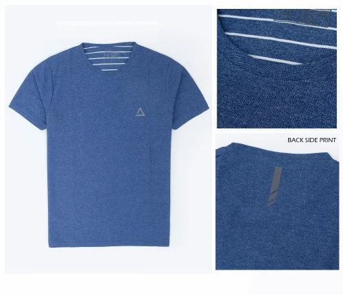 Cotton Printed Graphic Men T-Shirts, Round Neck