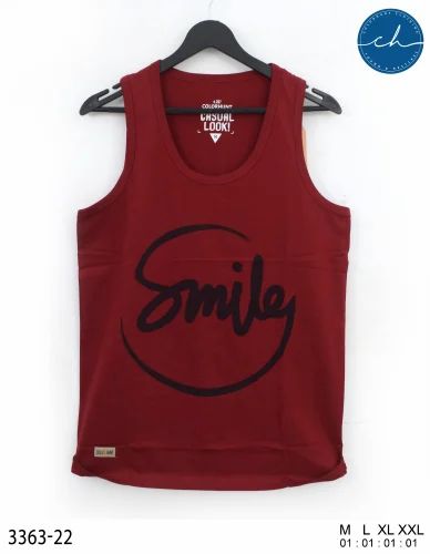 Cotton Printed Men Tank Top