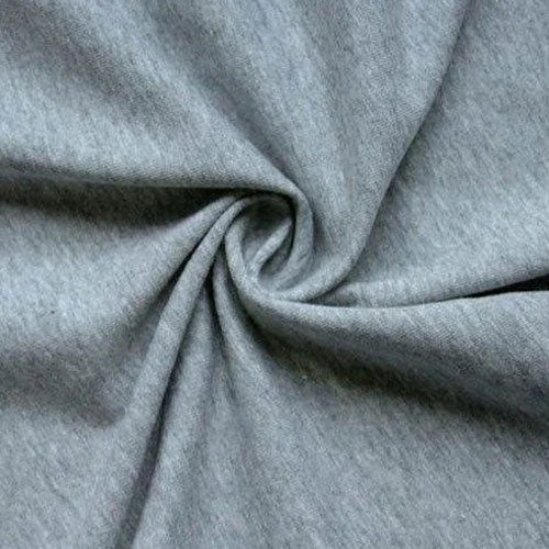Plain Cotton Hosiery Fabric, For Garments, Packaging Type: Roll