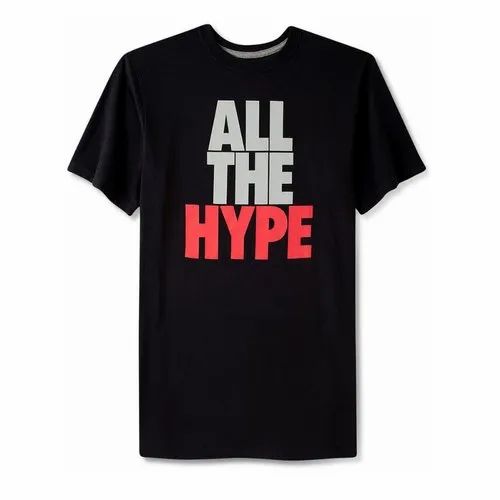 Cotton Plain digital print tshirt
