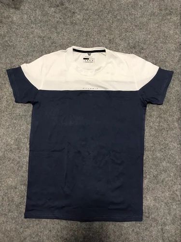 Lycra Printed Men's Pattern T-Shirts, Round Neck