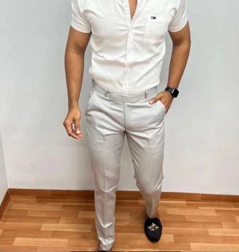 Laffer satin plain shirt