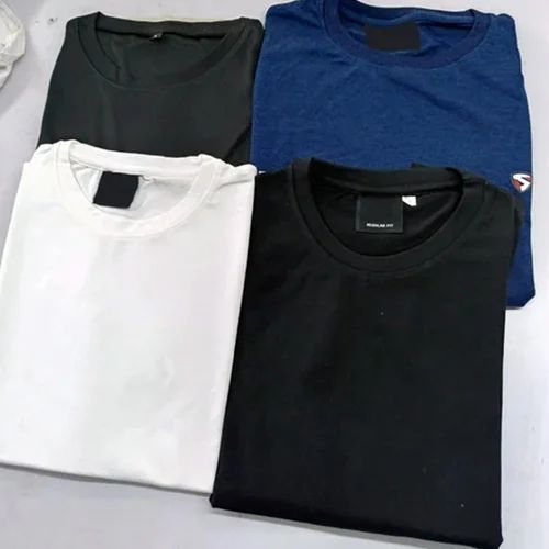 Round Neck Men Lycra T Shirt