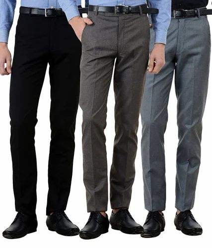 Casual Wear,Formal Cotton/Linen Men'S Corporate Trousers