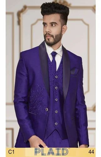 Plaid Coat Wedding Suit For Men By Plaid