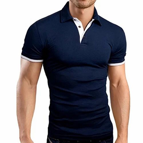 Mens Knitted Polo T-Shirts
