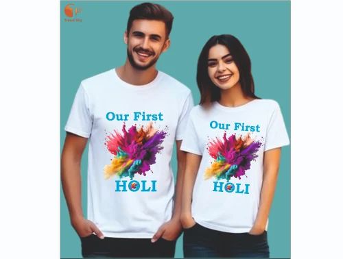 Holi Couple T-Shirt