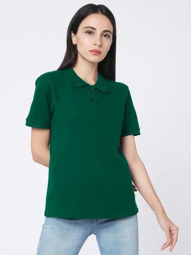 Half Sleeve Women Corporate T-Shirt, Size: XS-XXL