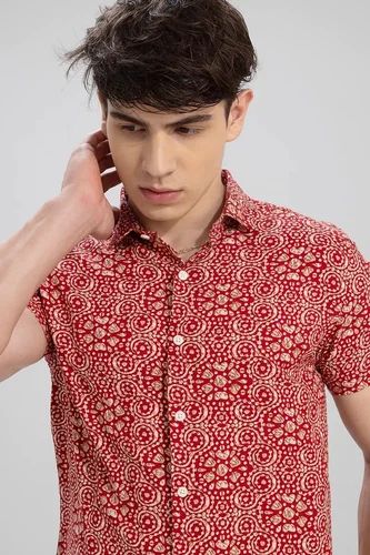 Mens Shirt, Poly Cotton, Half Sleeves