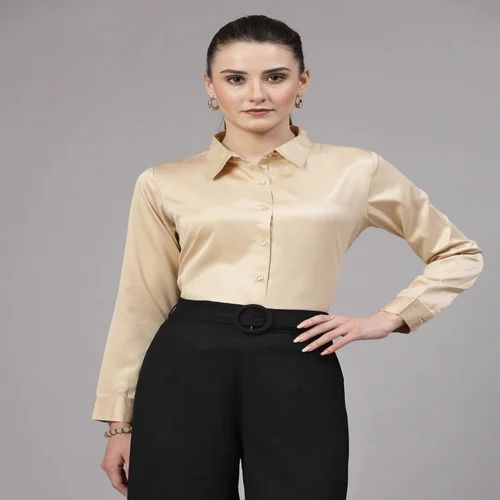 Ladies Formal Shirts, Satin