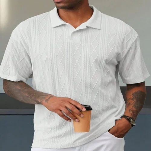 Third Party Mens Polo Shirt, 180 GSM, Fabric: PC Cotton