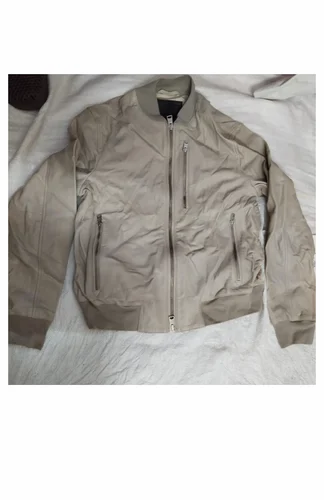Leather Bomber Jacket