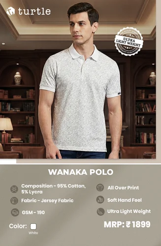 Wanaka Polo Shirt, 190 GSM, Fabric: 100% Cotton