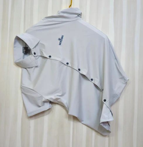 Mens 4 Way Lycra Shirts, Fabric: Poly Cotton, Plain