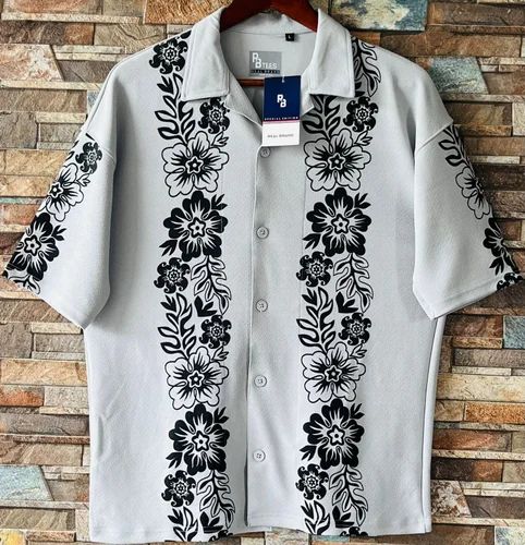 Lycra Cotton Polo Neck Shirt