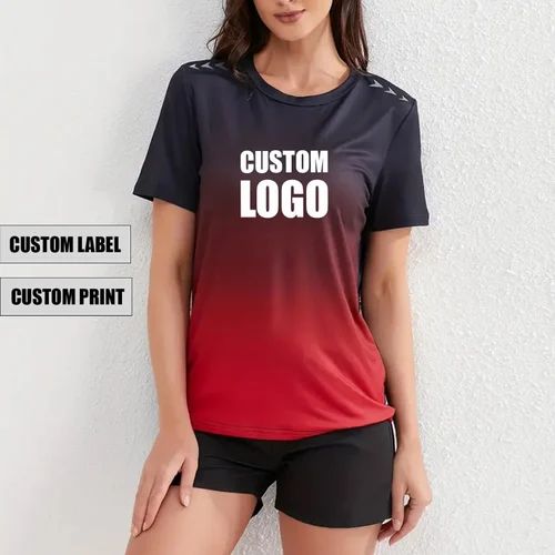 Women Sports Prined T Shirt