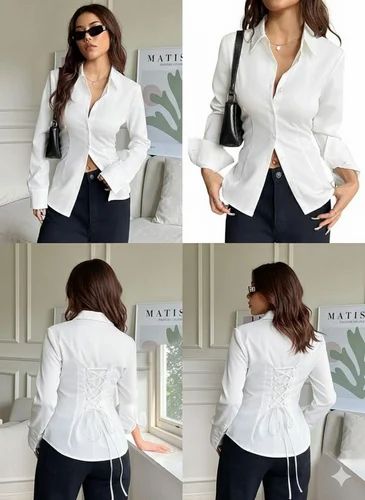 Top Women Formal Shirt, Cotton