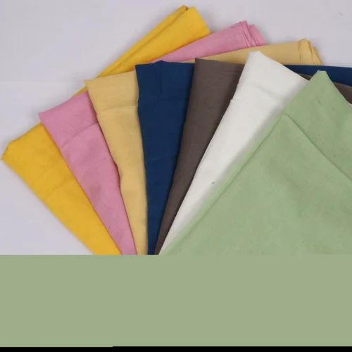 Solid Plain Cotton Cambric Fabric