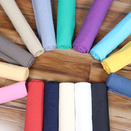 Cotton Lining Fabric And Grey fabric Exporter, Plain/Solids, Multicolour