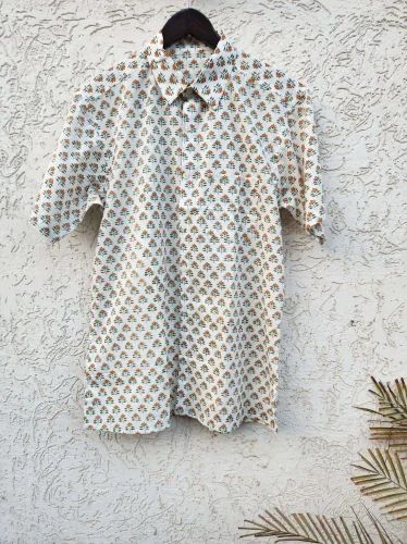 Printed Cotton Mens Shirt