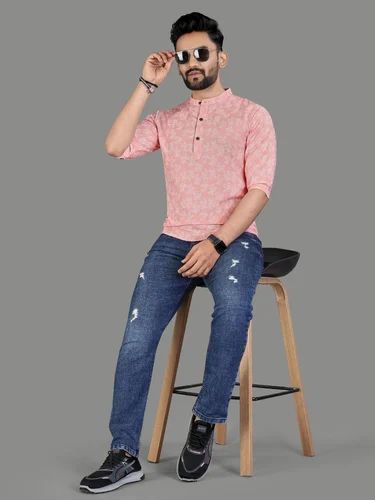Eye Catching Short Length Casual Look Summer Trend Men Shirts For Party Special